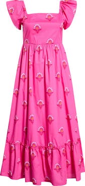 SUGARLIPS Scarlett Floral Mazy Cotton Maxi Dress