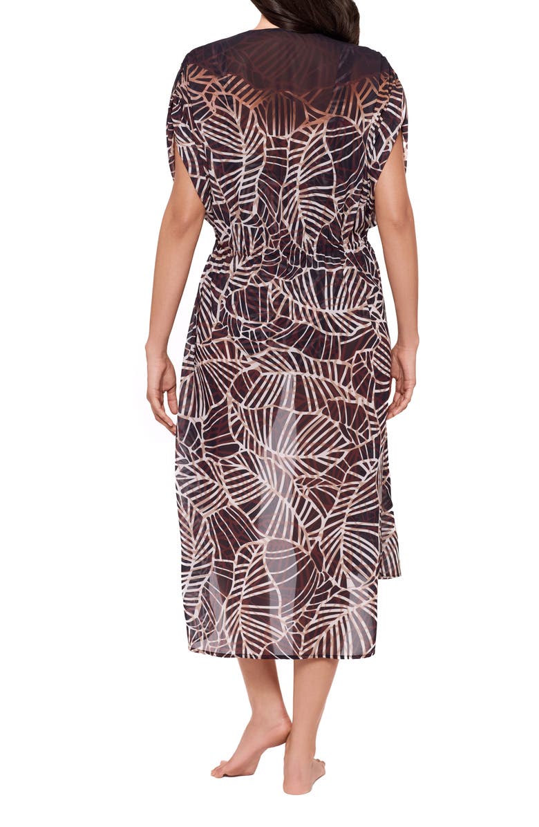 Miraclesuit<sup>®</sup> Lets Be Fronds Cover-Up, Alternate, color, Black/Multi