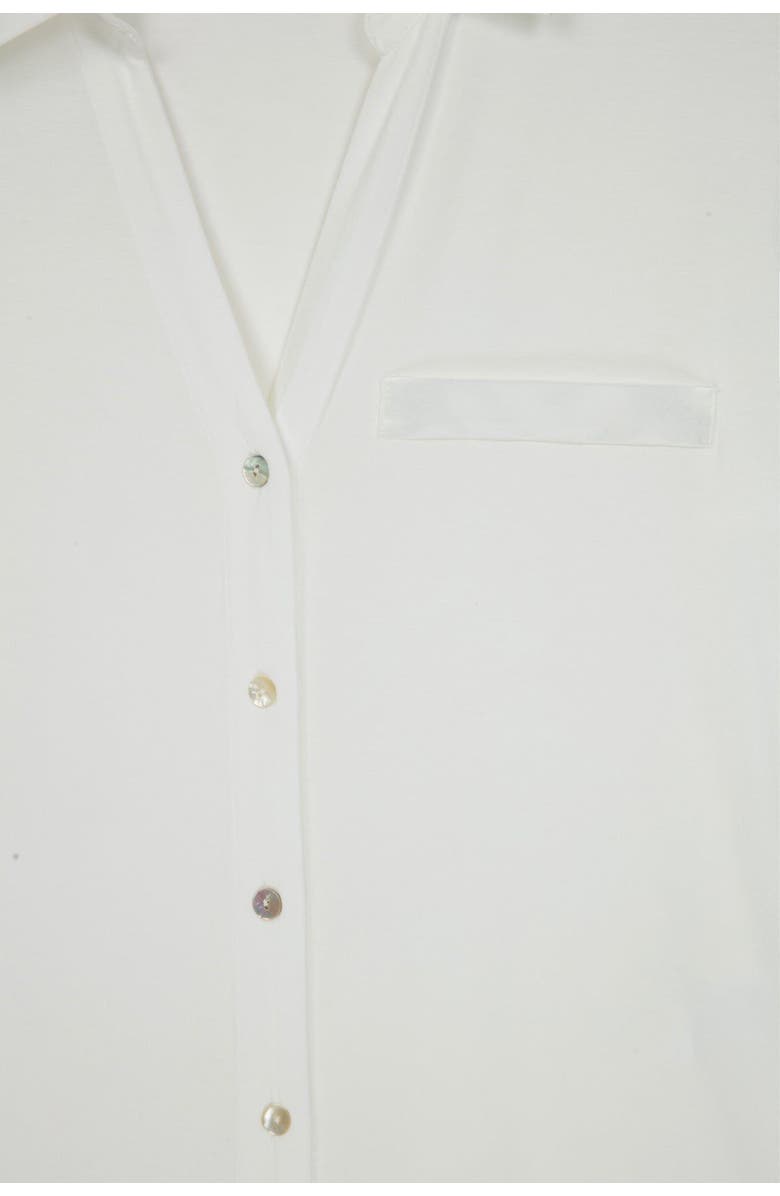 House Of Silk Ella Soft Viscose Pyjama Set, Alternate, color, White