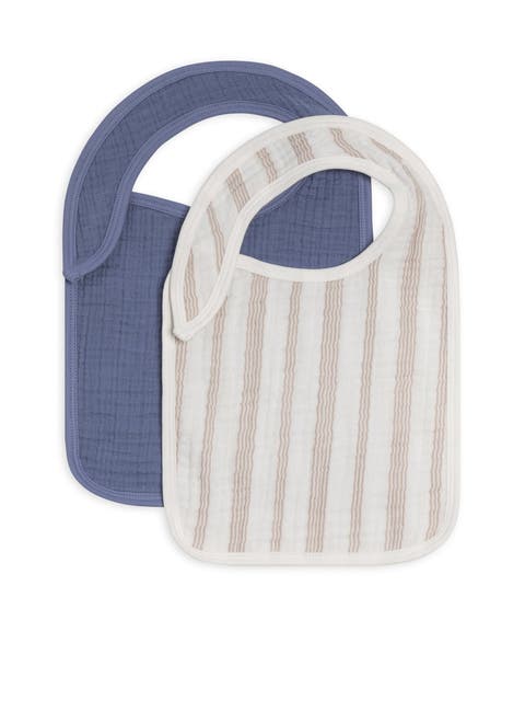 Organic 2-Pack Muslin Bibs (Baby)