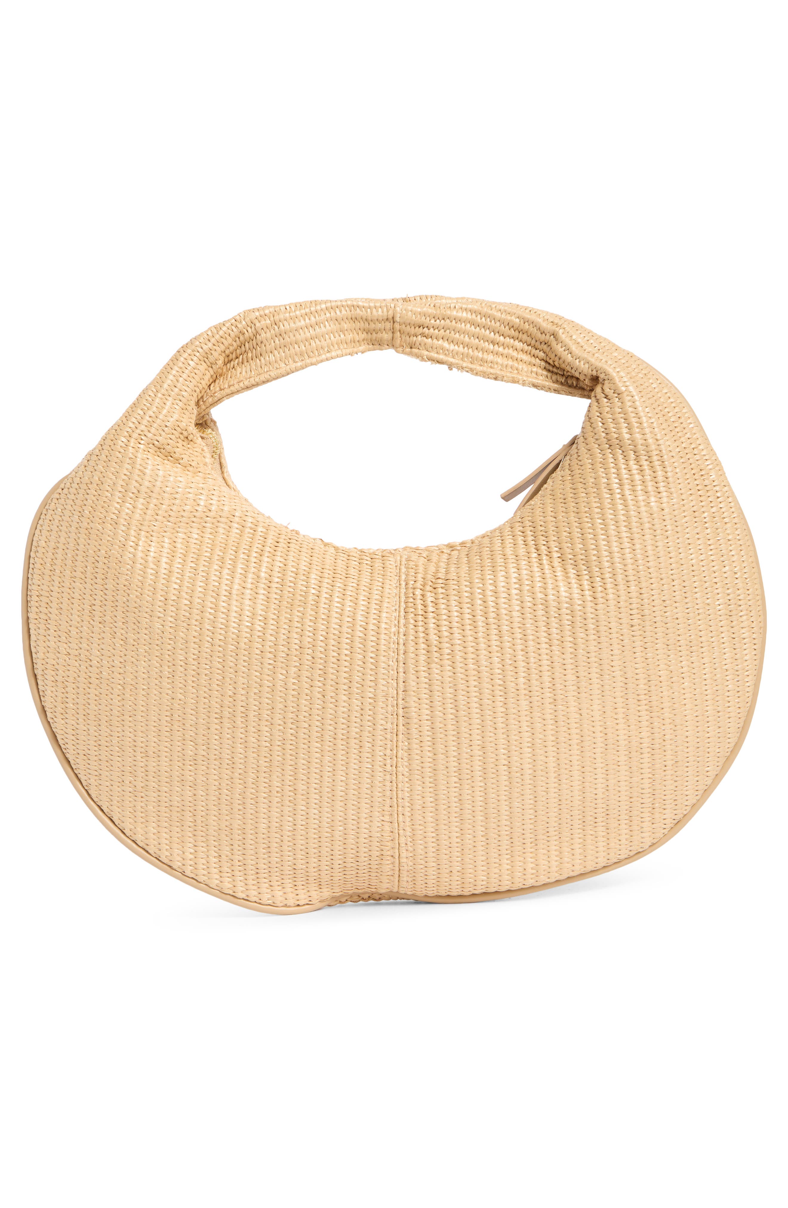 MODA LUXE Farrah Straw Hobo Bag, Alternate, color, Natural