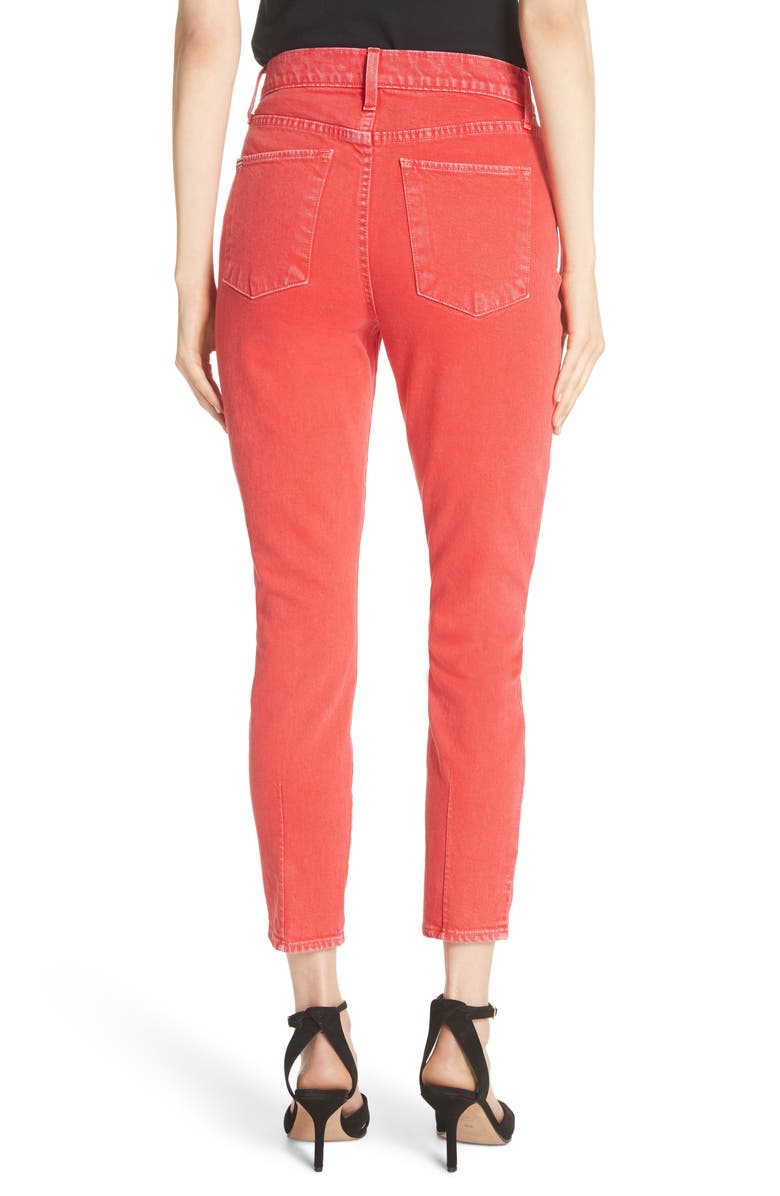Alice + Olivia Jeans Good High Rise Ankle Skinny Jeans, Alternate, color, 