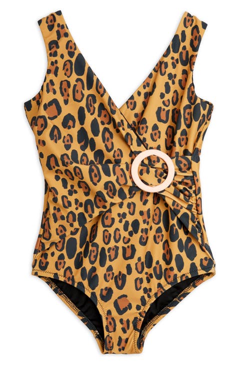 Kids' Leopard Print One-Piece Swimsuit (Toddler & Little Kid)