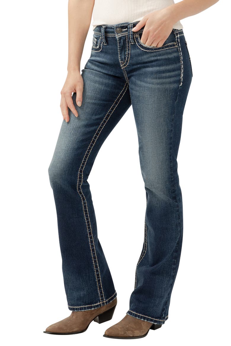 Suki Bootcut Jeans, Alternate, color, INDIGO