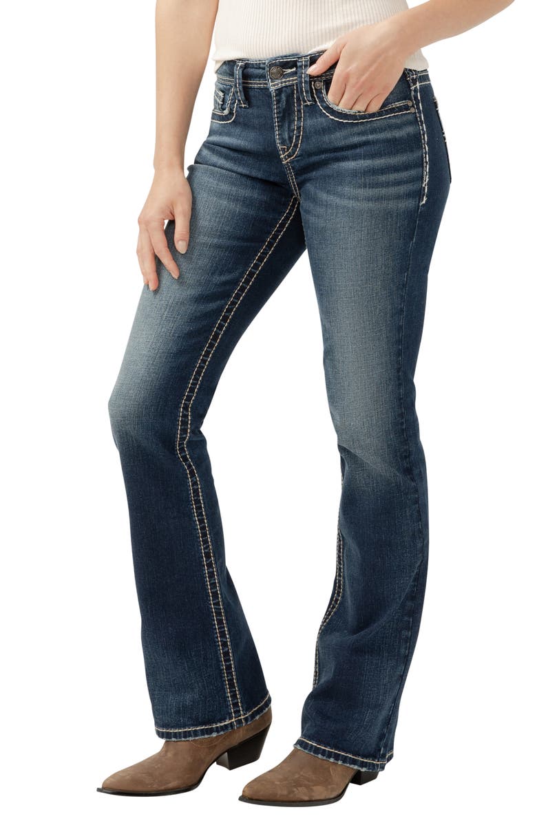 Silver Jeans Co. Suki Bootcut Jeans, Alternate, color, Indigo