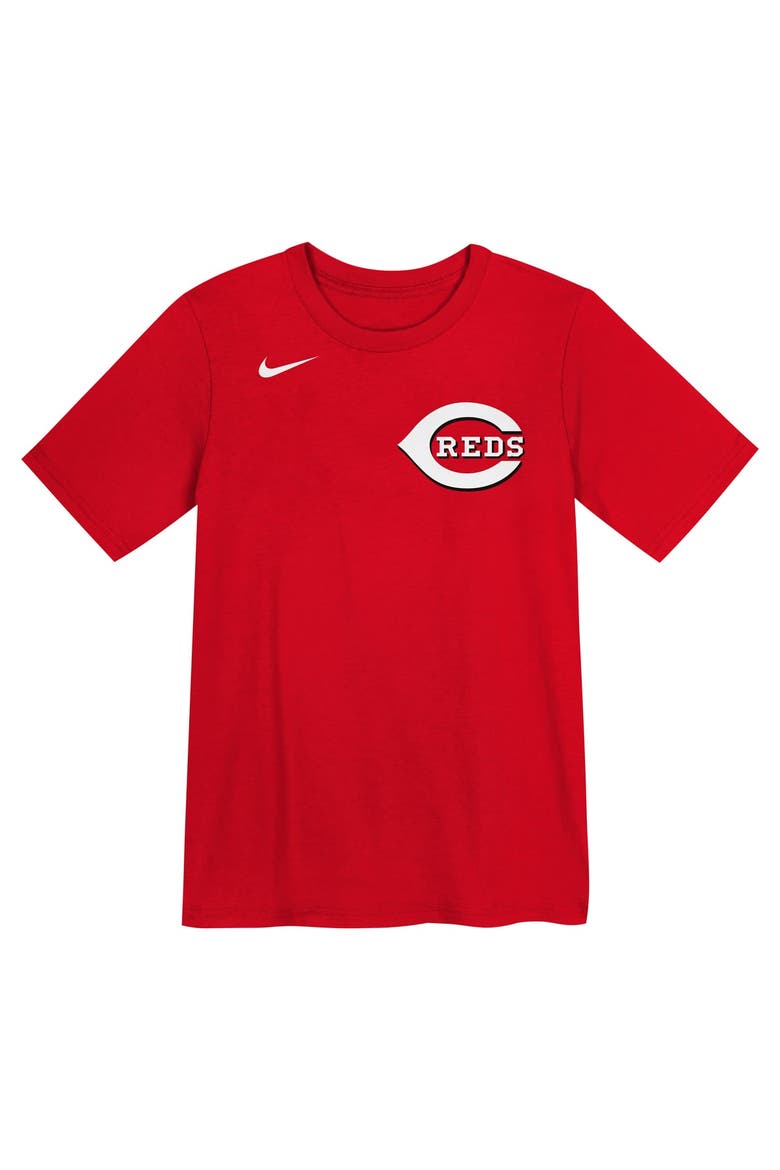 Preschool Elly De La Cruz Red Cincinnati Reds Name & Number T-Shirt, Alternate, color, Red