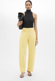 Another Tomorrow Denim Curved Pant