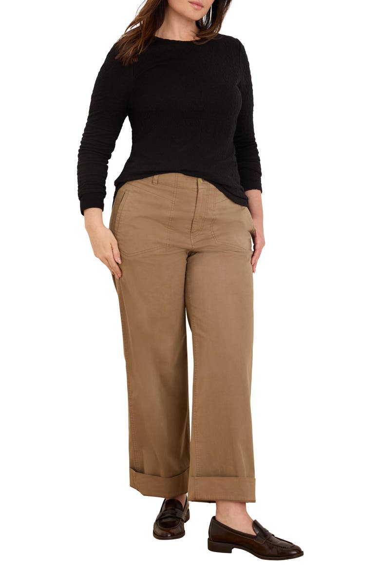 Crinkle Knit Textured Top, Alternate, color, BLACK ONYX