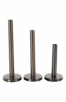 VIVIAN LUNE HOME Set of 3 Taper Candleholders