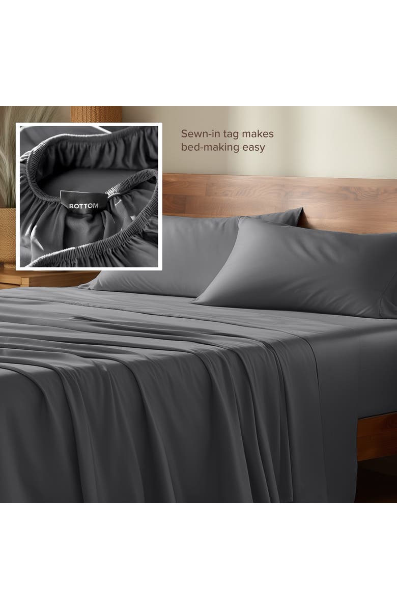 Bare Home Cooling Rayon Sheet Set - Full XL, Alternate, color, Grey