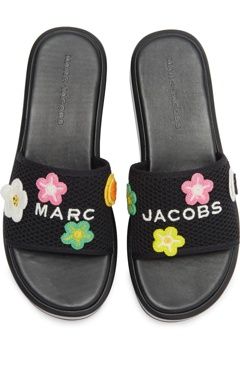 Marc Jacobs The Platform Slide Sandal, Alternate, color, Black Multi