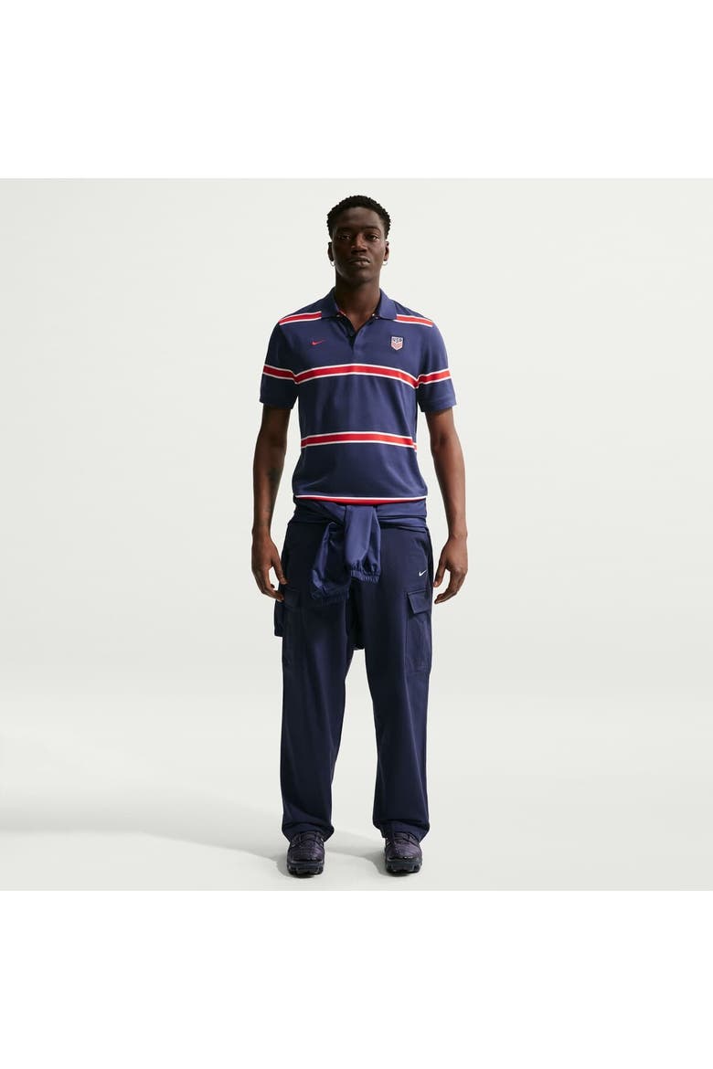 Men's Nike Navy USMNT Dri-FIT Polo, Main, color, Navy