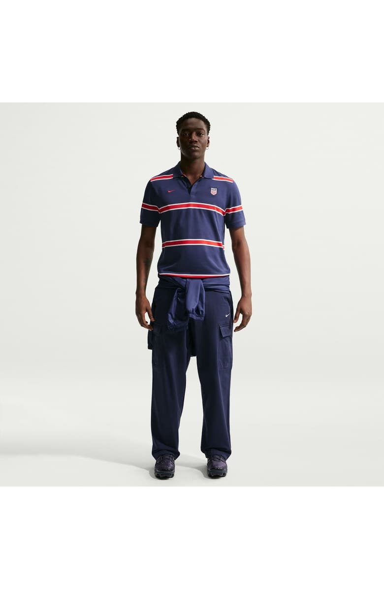 Nike Men's Nike Navy USMNT Dri-FIT Polo, Main, color, Navy
