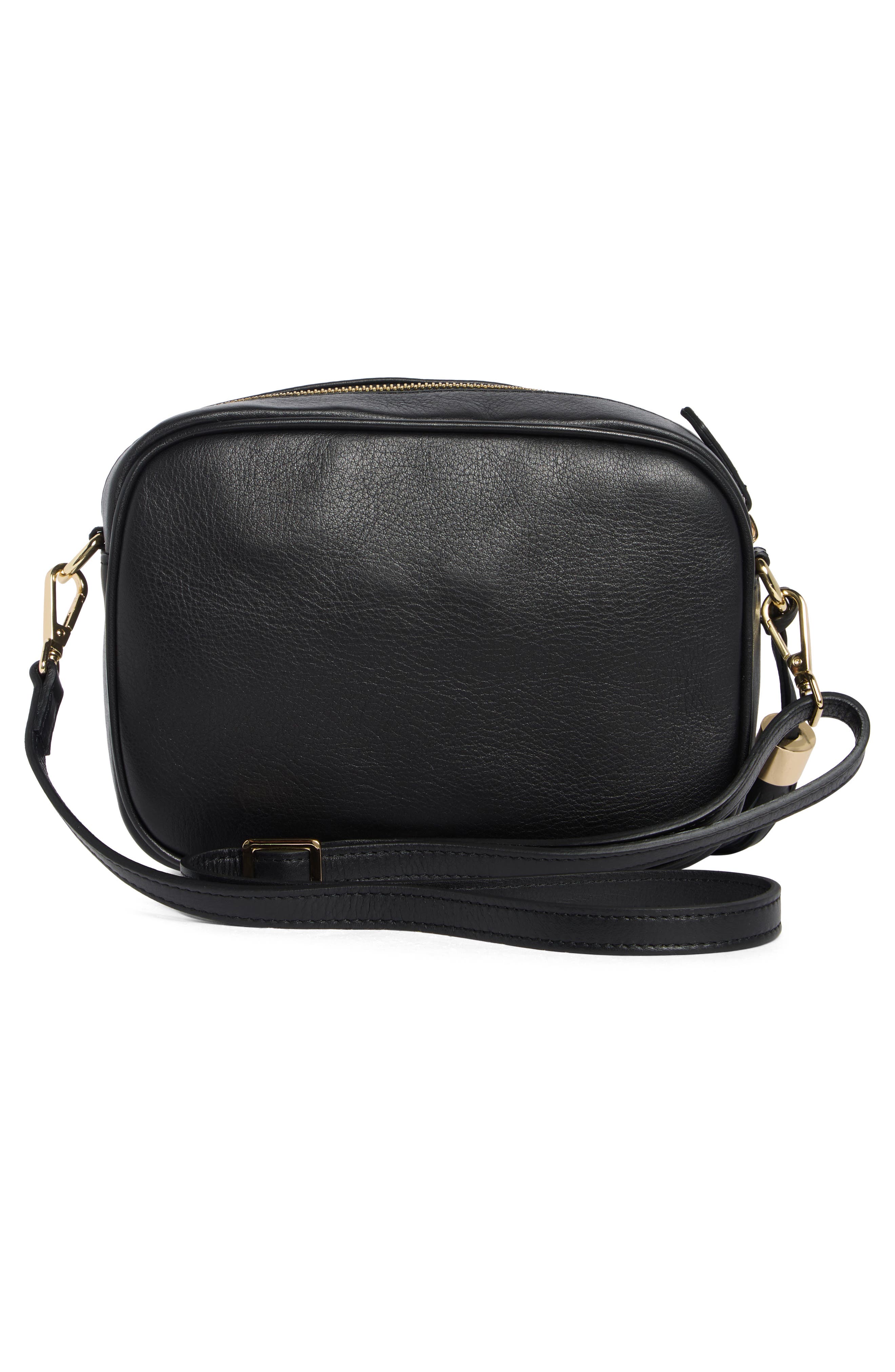 VALENTINO BY MARIO VALENTINO Mia Signature Crossbody Bag, Alternate, color, Black
