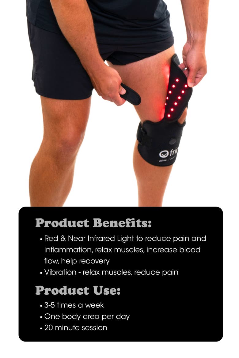 Red Light Multi Joint Wrap, Alternate, color, BLACK