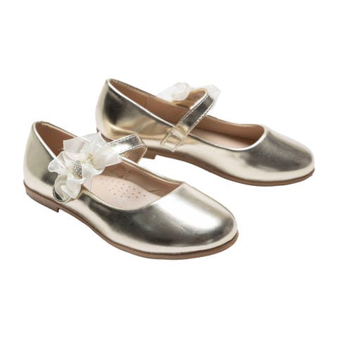 Haile Rhinestone Flower Flats (Toddler, Little Kid & Big Kid)