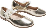 Tulleen Haile Rhinestone Flower Flats