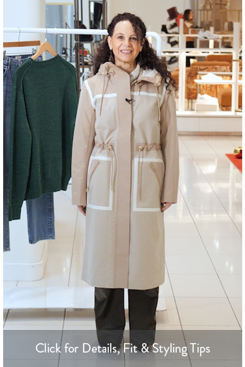 Jana-HT Houndstooth 3-Layer Tech Raincoat video
