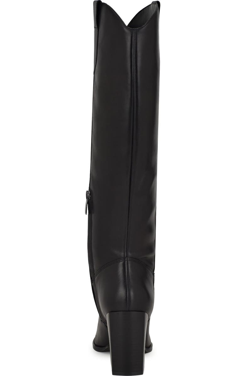Nine West Bromwel Pointed Toe Knee High Western Boot, Alternate, color,