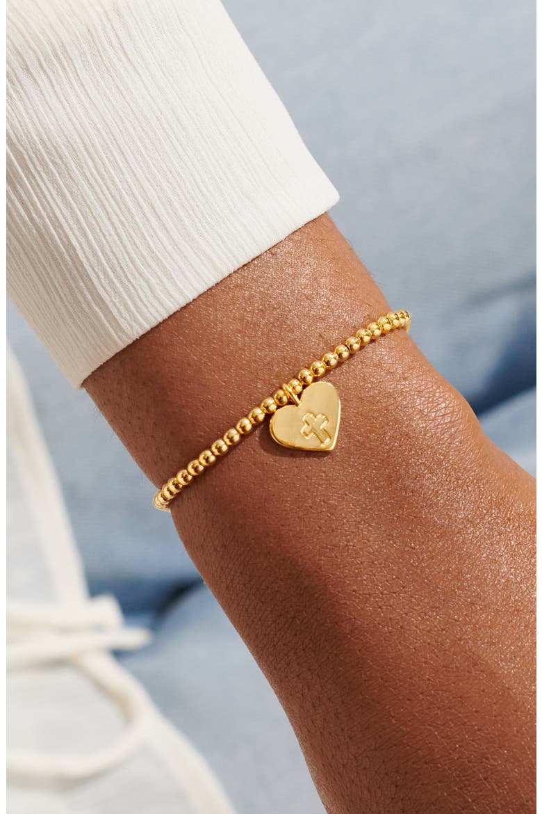 A Little 'With Faith All Things Are Possible' Bracelet, Alternate, color, Gold Plated