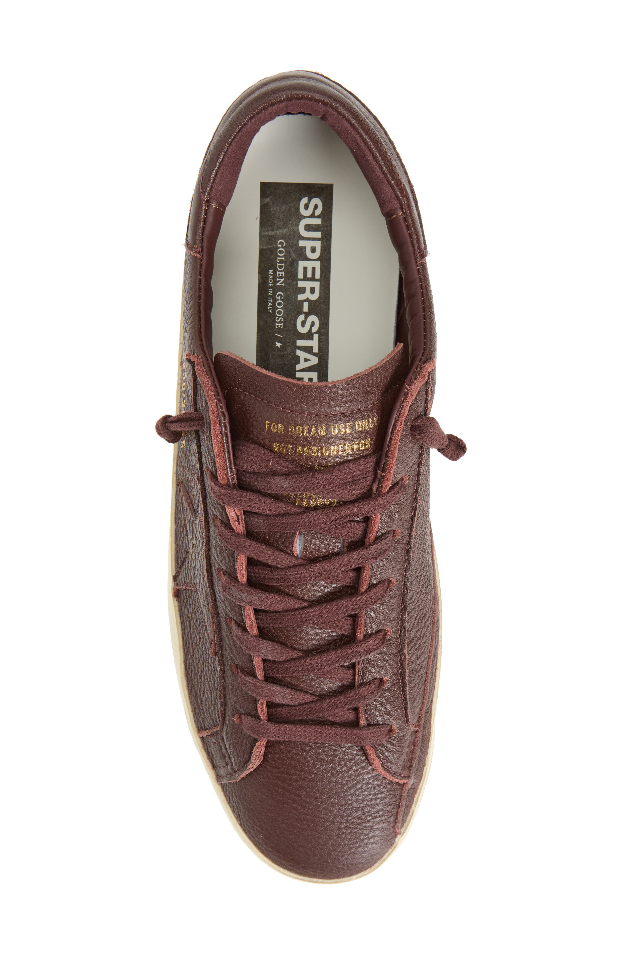 Super-Star Sneaker, Alternate, color, BORDEAUX