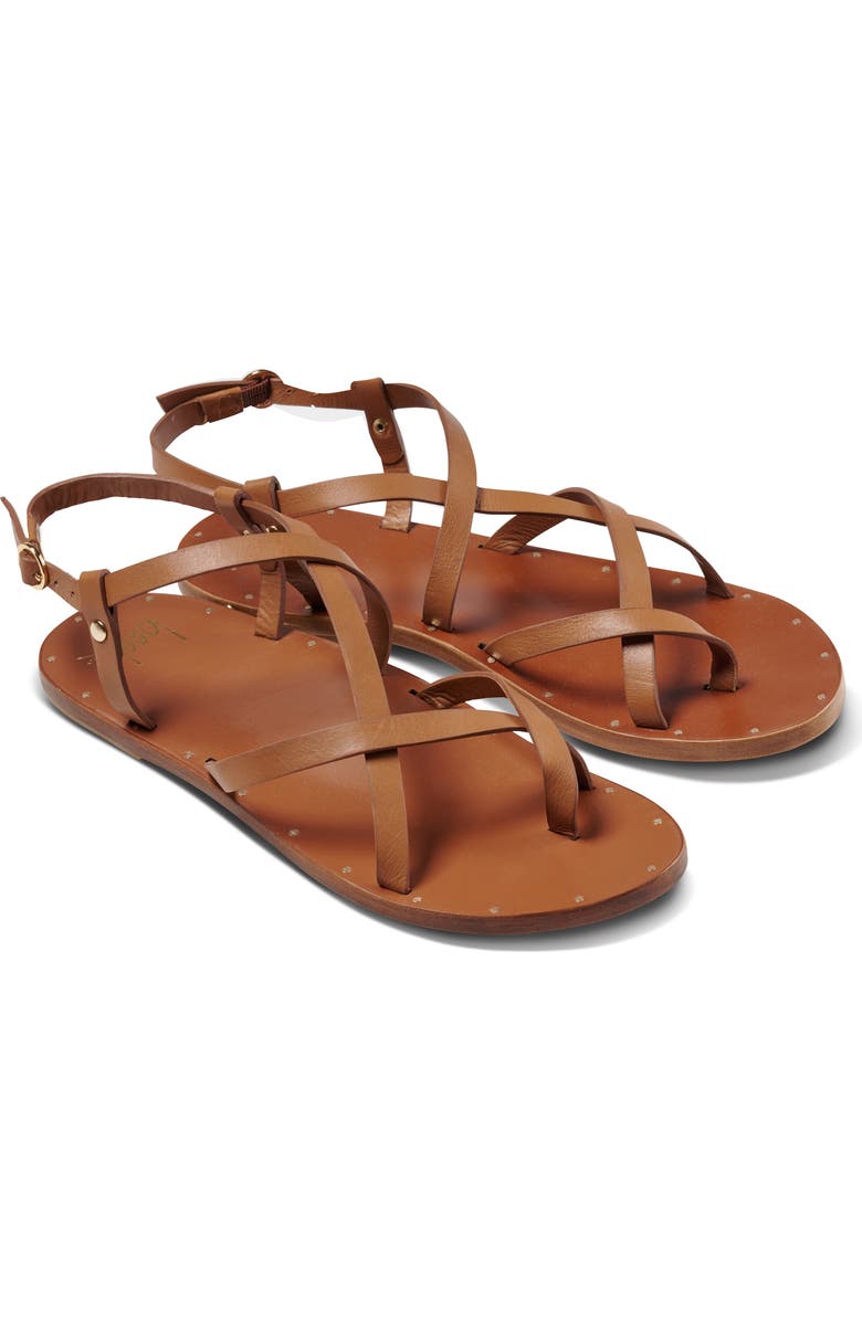 Beek Linnet Sandal, Main, color, Tan