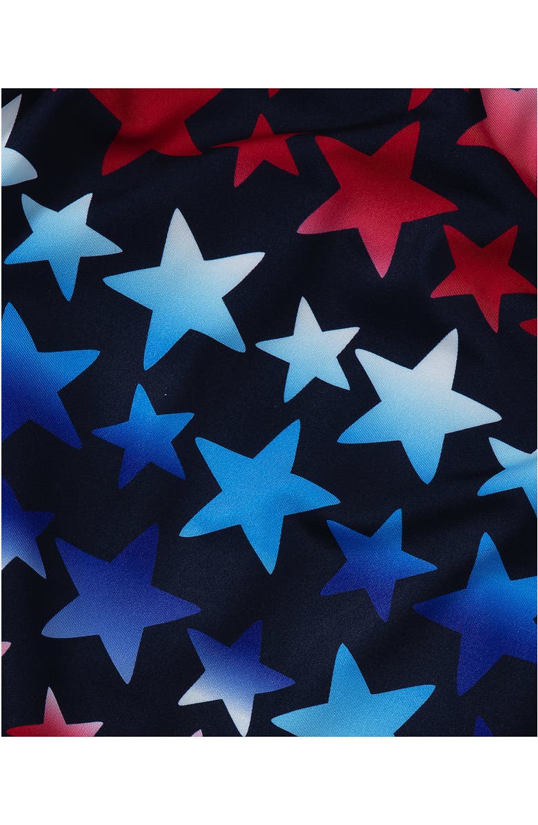 Lands' End Girls Tankini Swimsuit Top, Alternate, color, Americana Stars