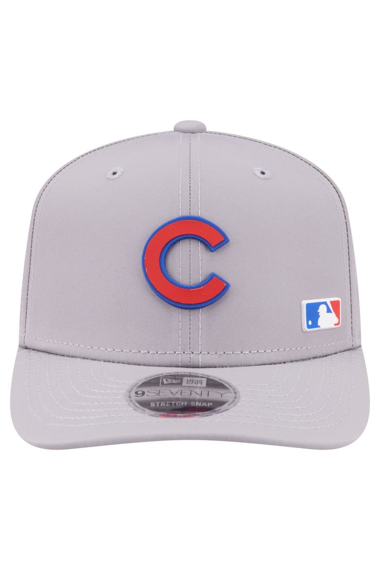 Men's New Era Gray Chicago Cubs Laser Perforated 9SEVENTY Adjustable Hat, Alternate, color, Gray
