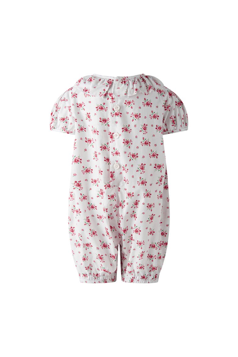 Floral Heart Applique Bubble, Alternate, color, Red
