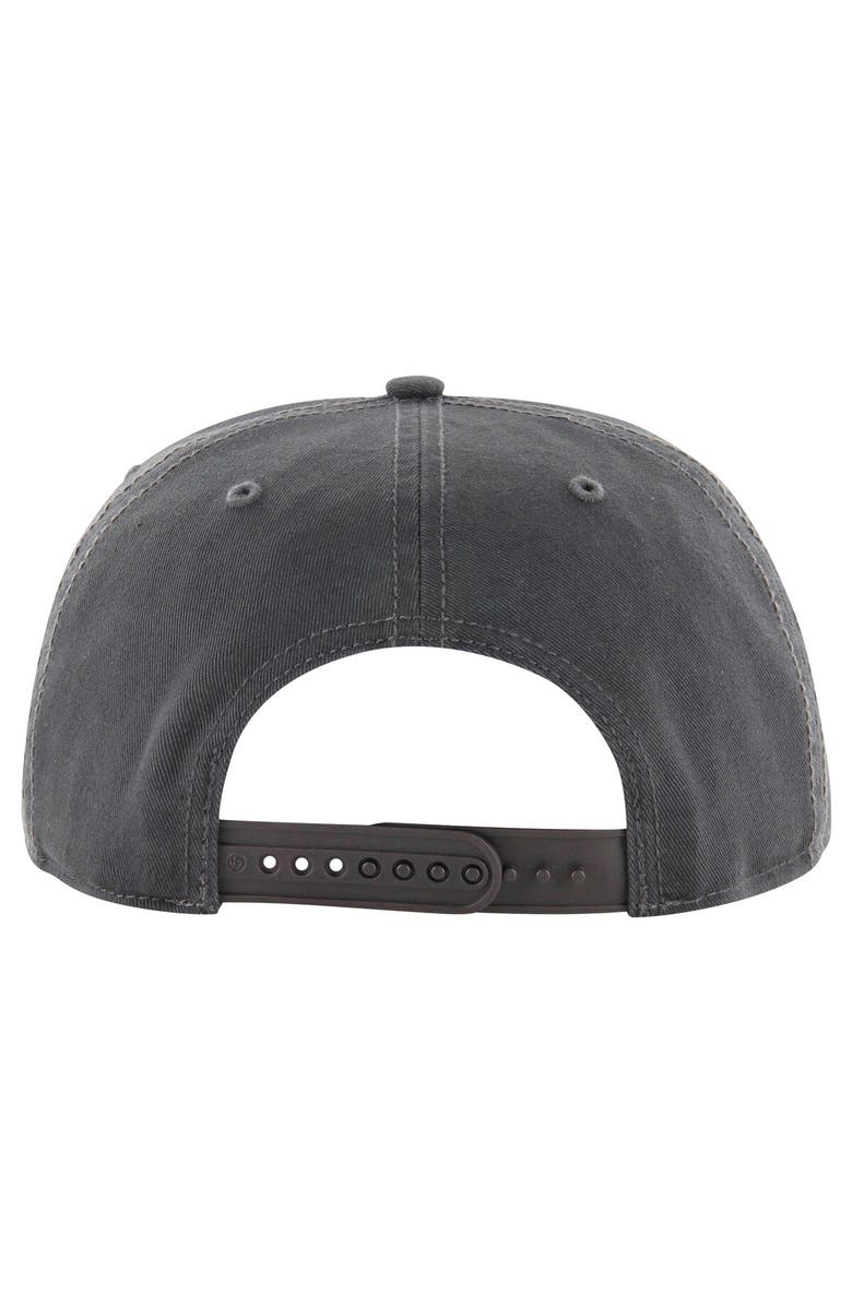 '47 Men's '47 Charcoal Chicago White Sox Cypress Captain Snapback Hat, Alternate, color, Charcoal