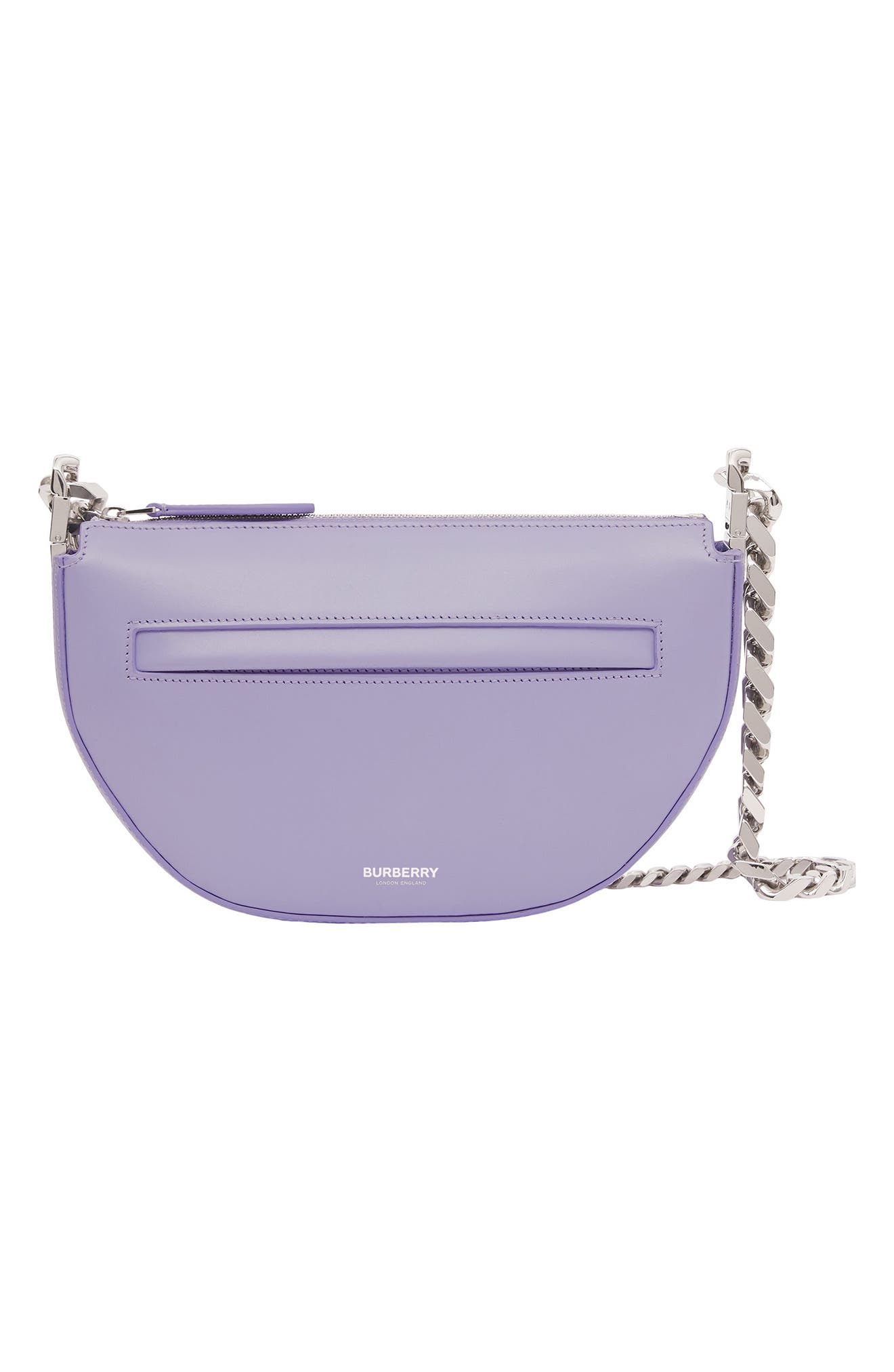 Burberry Mini Olympia Leather Shoulder Bag, Alternate, color, 