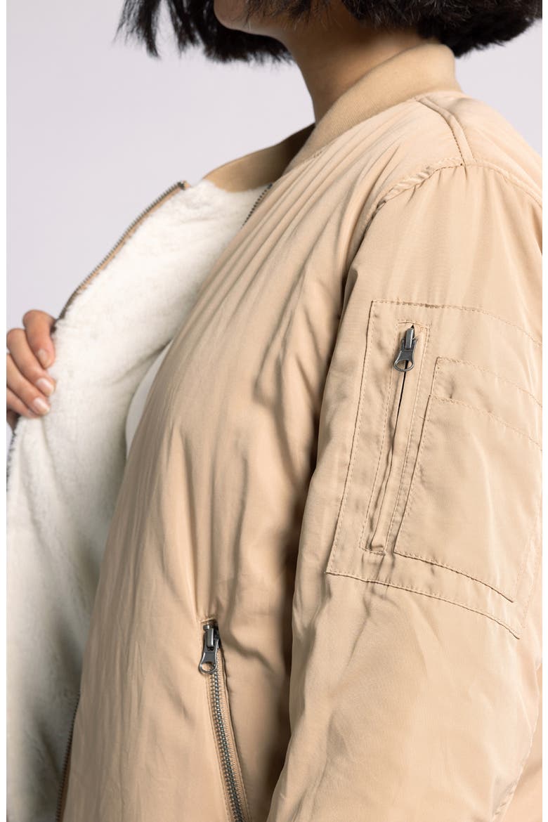 Tilly Bomber Jacket, Alternate, color, TAN