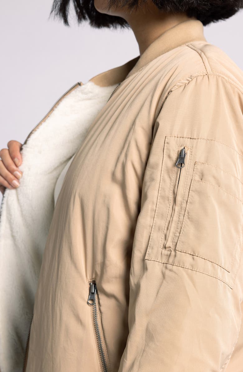 Thread & Supply Tilly Bomber Jacket, Alternate, color, Tan