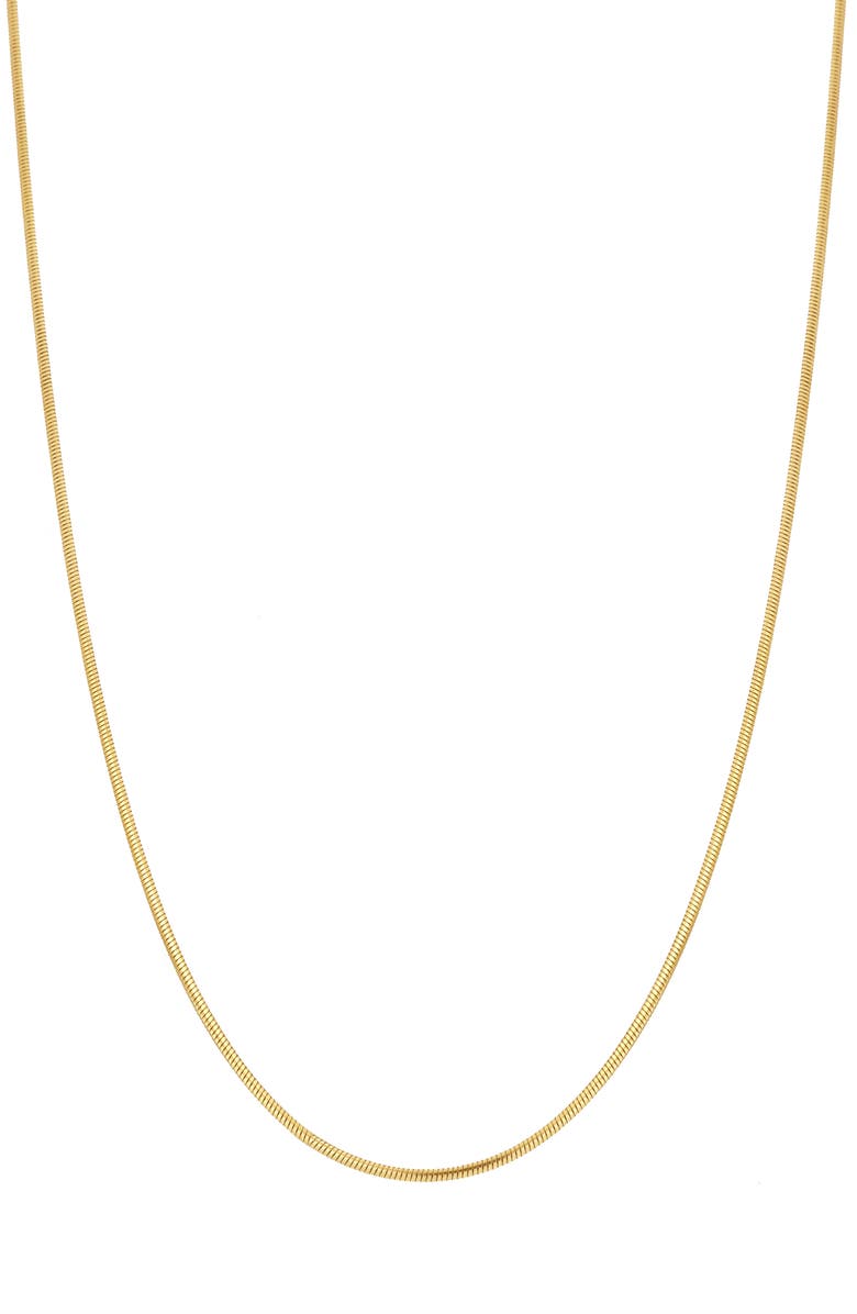 Bony Levy 14K Gold Omega Snake Chain Necklace, Main, color, 