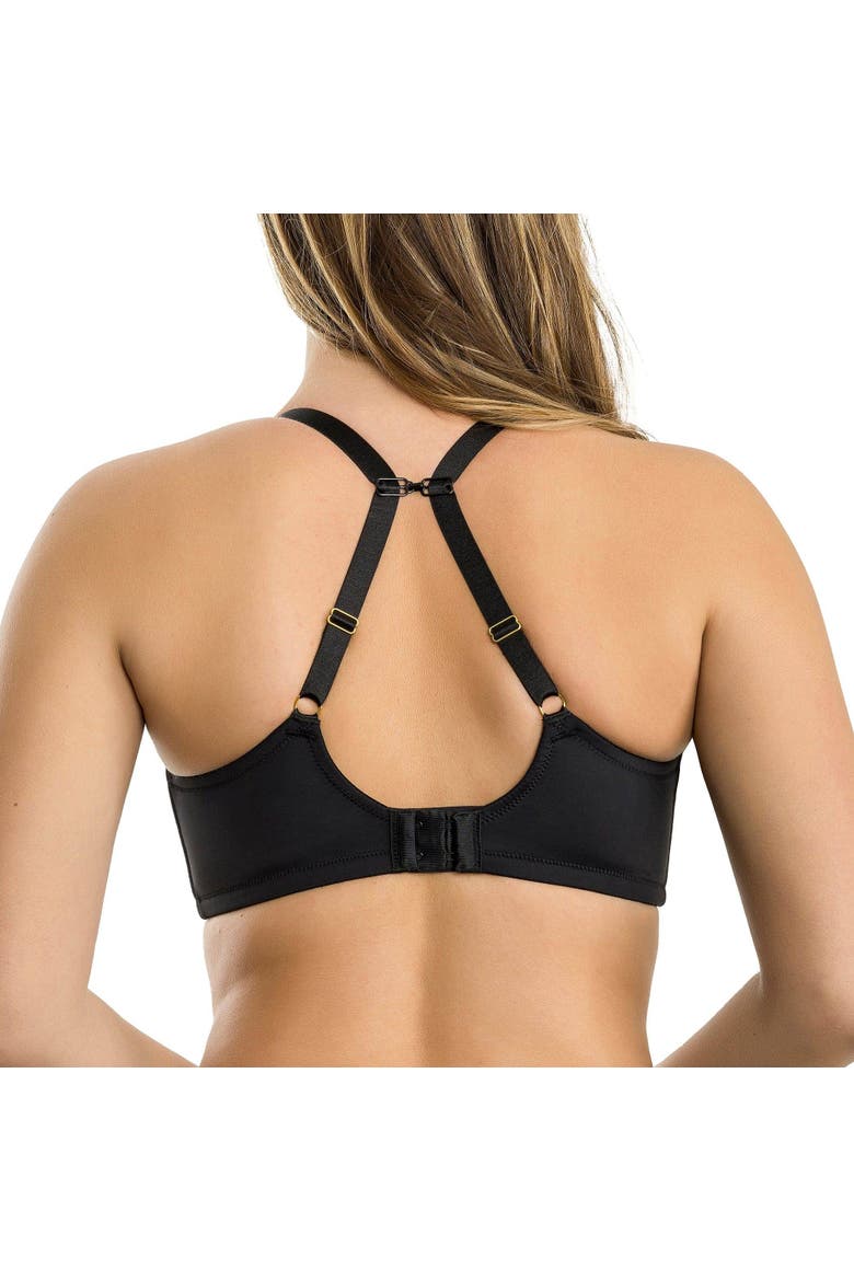 Charlene Padded Balconette Bra, Alternate, color, Black