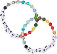 Ayounik Mas Fotos Set of 2 Beaded Stretch Bracelets