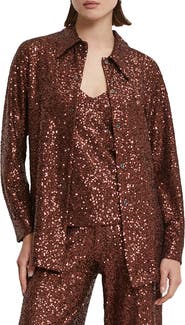 ottod'Ame Sequin Embellished Shirt