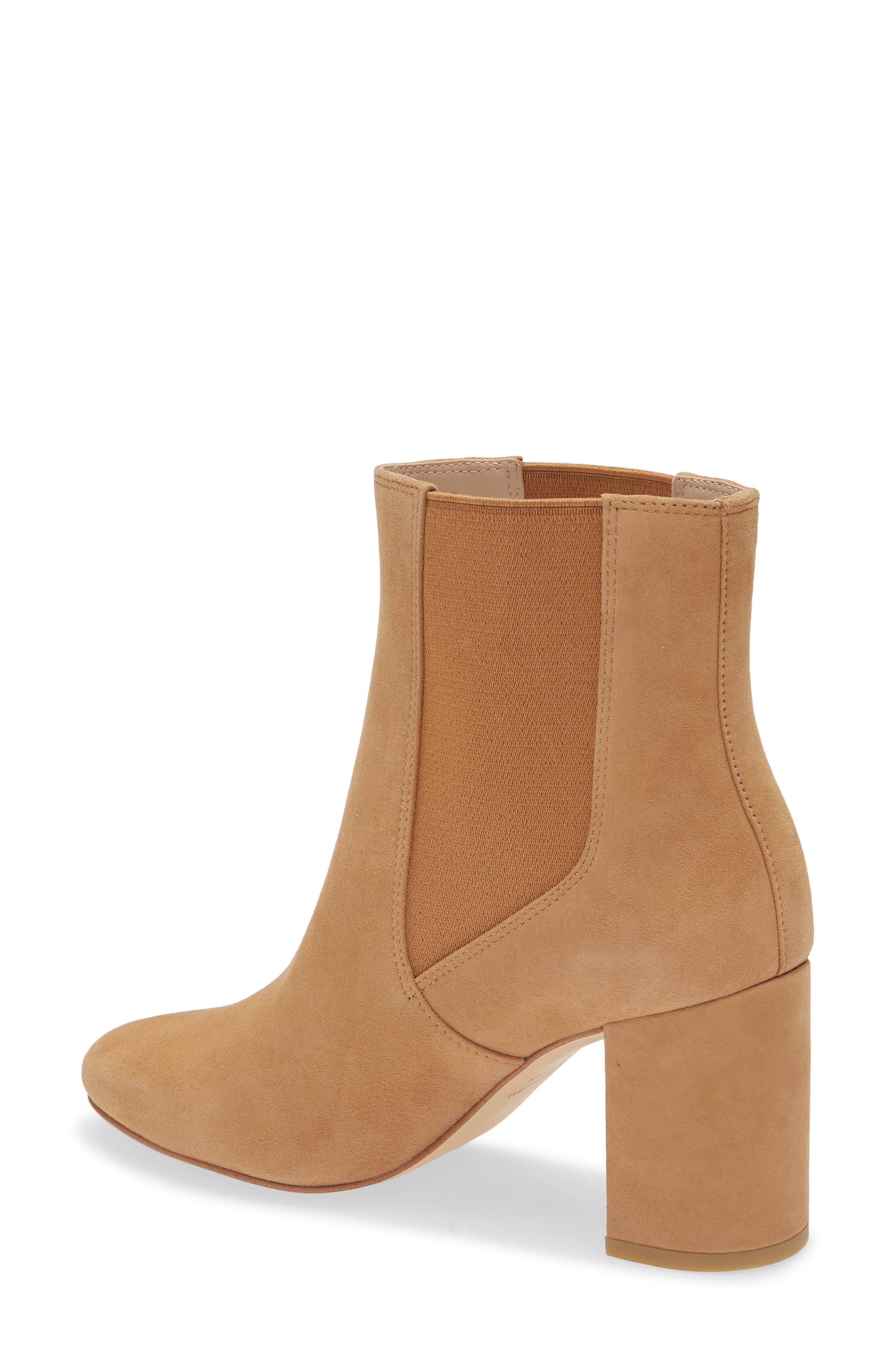 Stuart Weitzman Celina Chelsea Bootie 85, Alternate, color, Almond