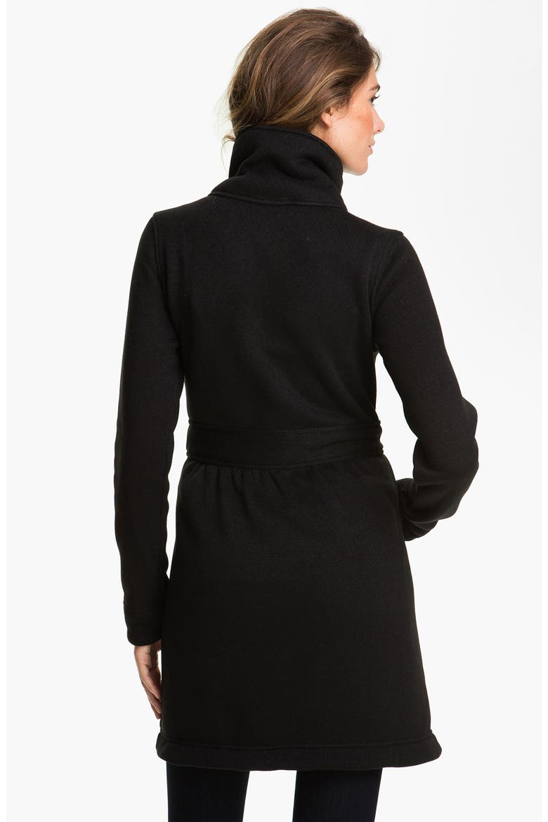 'Better Sweater' Coat, Alternate, color, BLACK