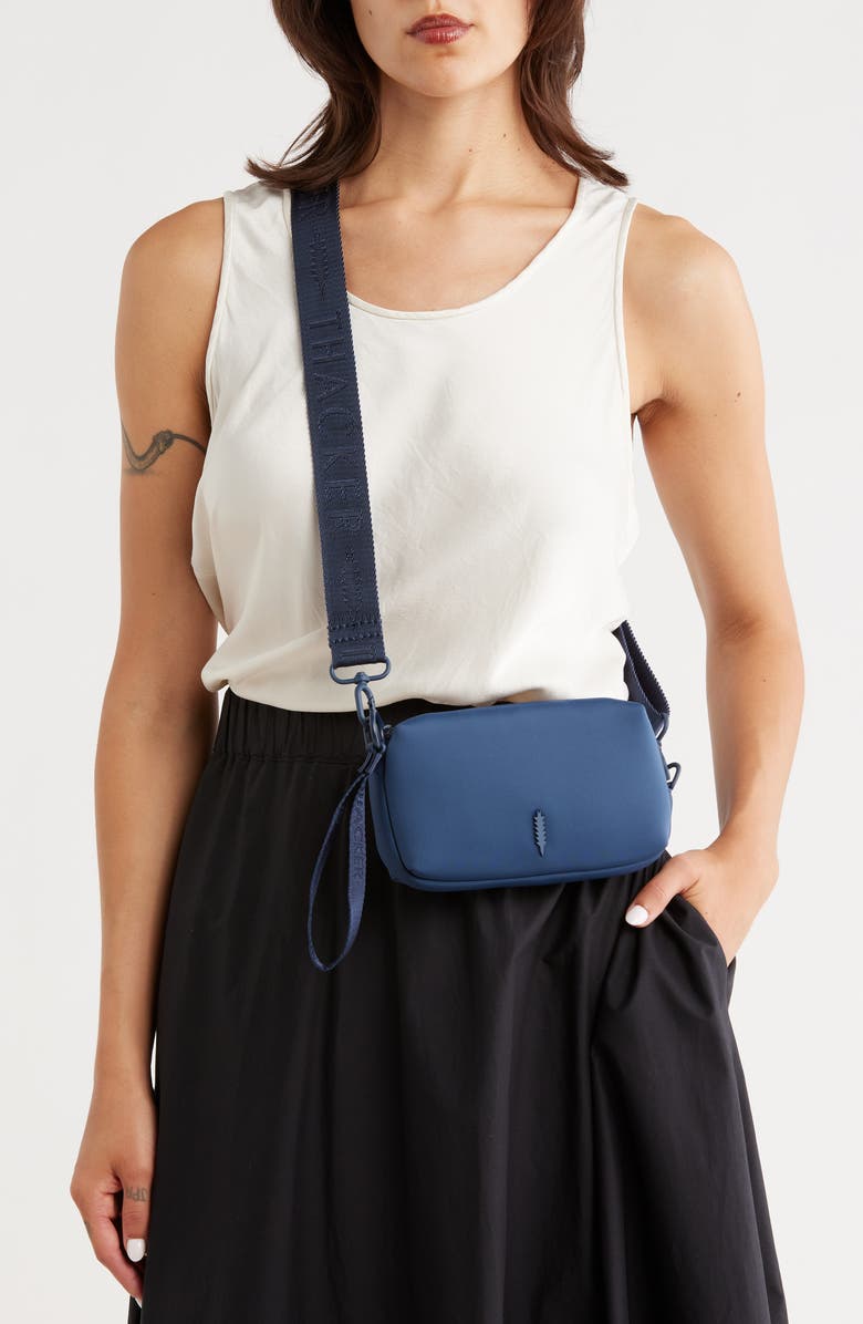 Thacker Ella Phone Zip Crossbody Bag, Alternate, color, Indigo