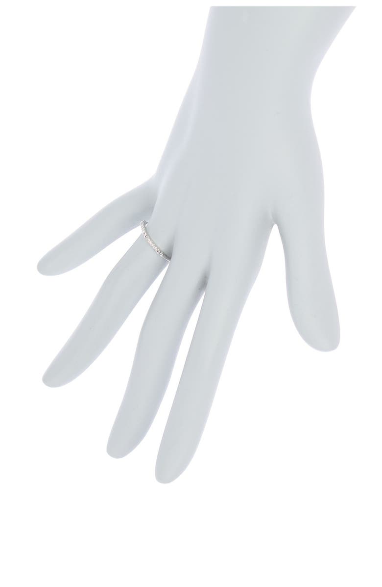 Carrière Jewelry Sterling Silver Diamond Stackable Ring - 0.06 ctw, Alternate, color, 