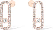 Messika Uno Diamond Pavé Stud Earrings