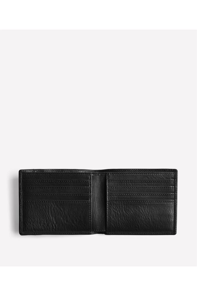 Classic Wallet No. 101, Alternate, color, Vintage Black Leather