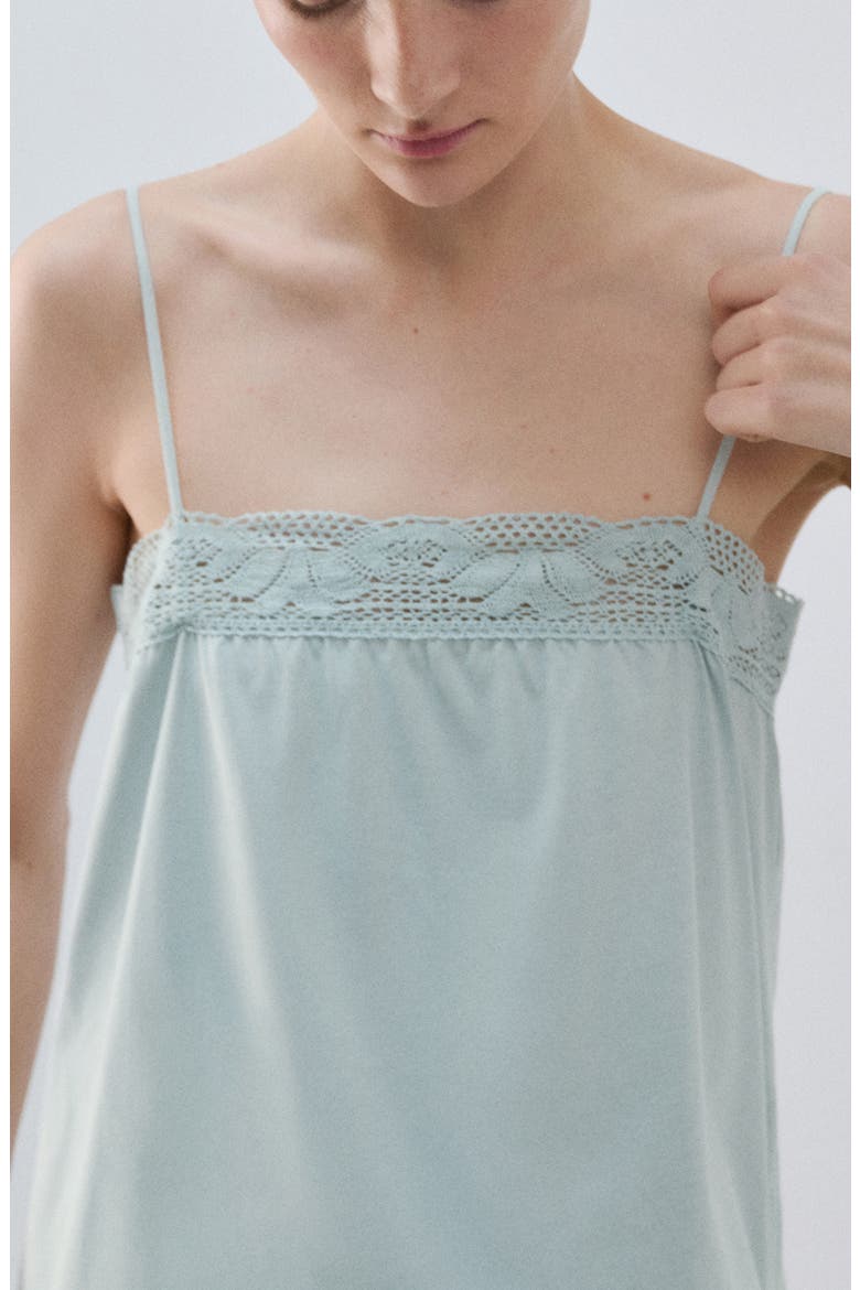 Cotton Camisole, Alternate, color, MINT GREEN