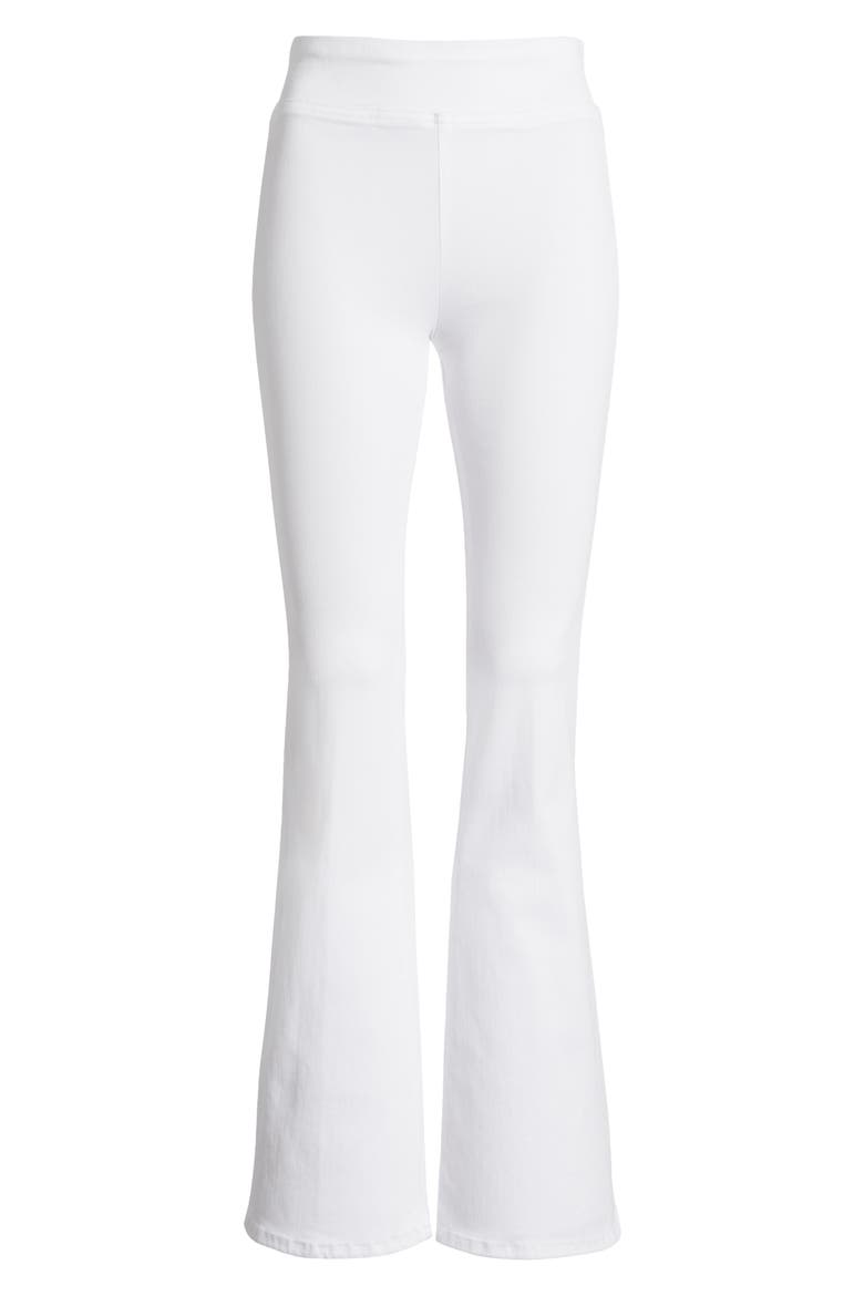 The Jet Set Flare Pull-On Jeans, Alternate, color, WHITE