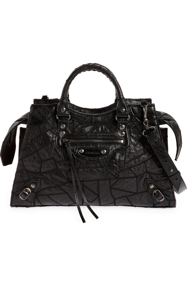 Balenciaga Patchwork Neo Classic City Leather Top Handle Bag, Main, color,