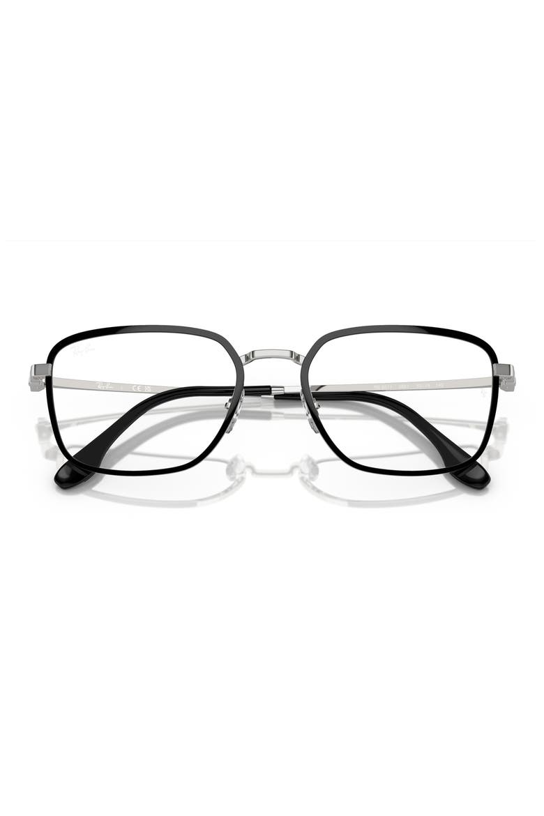 55mm Pillow Optical Glasses, Alternate, color, BLACK