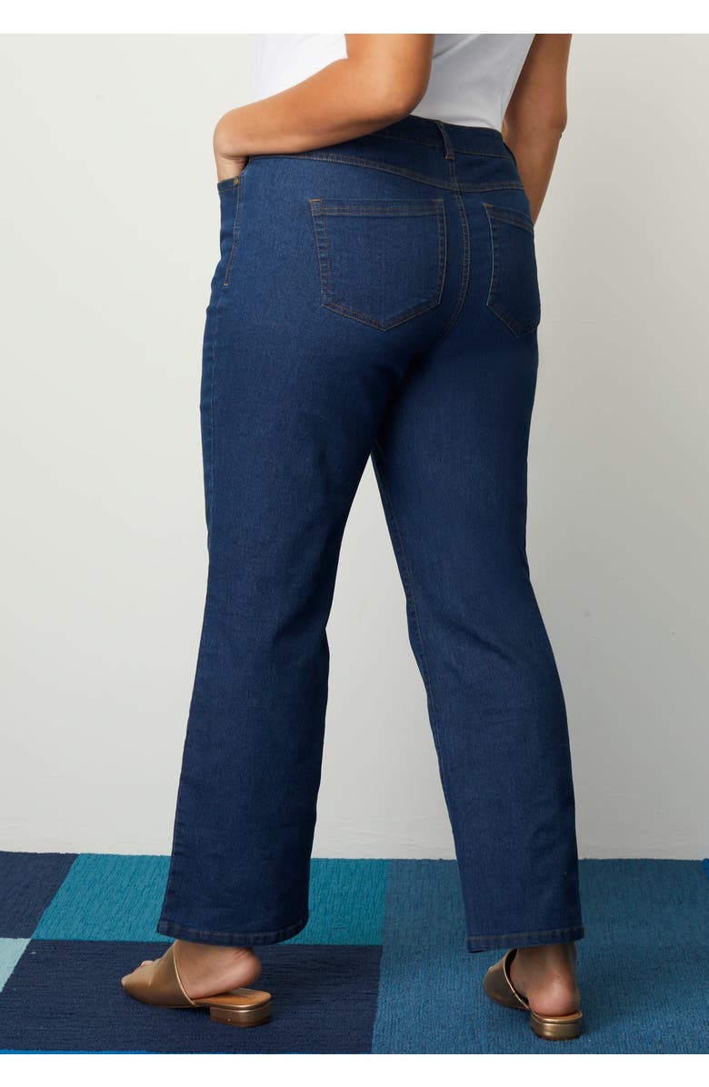 June + Vie June Fit Boyfriend Jeans, Alternate, color, Dark Blue