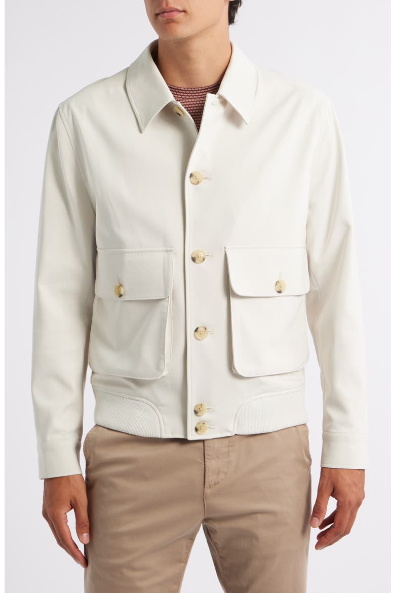 Barry Cotton Blend Jacket, Alternate, color, LIGHT STONE