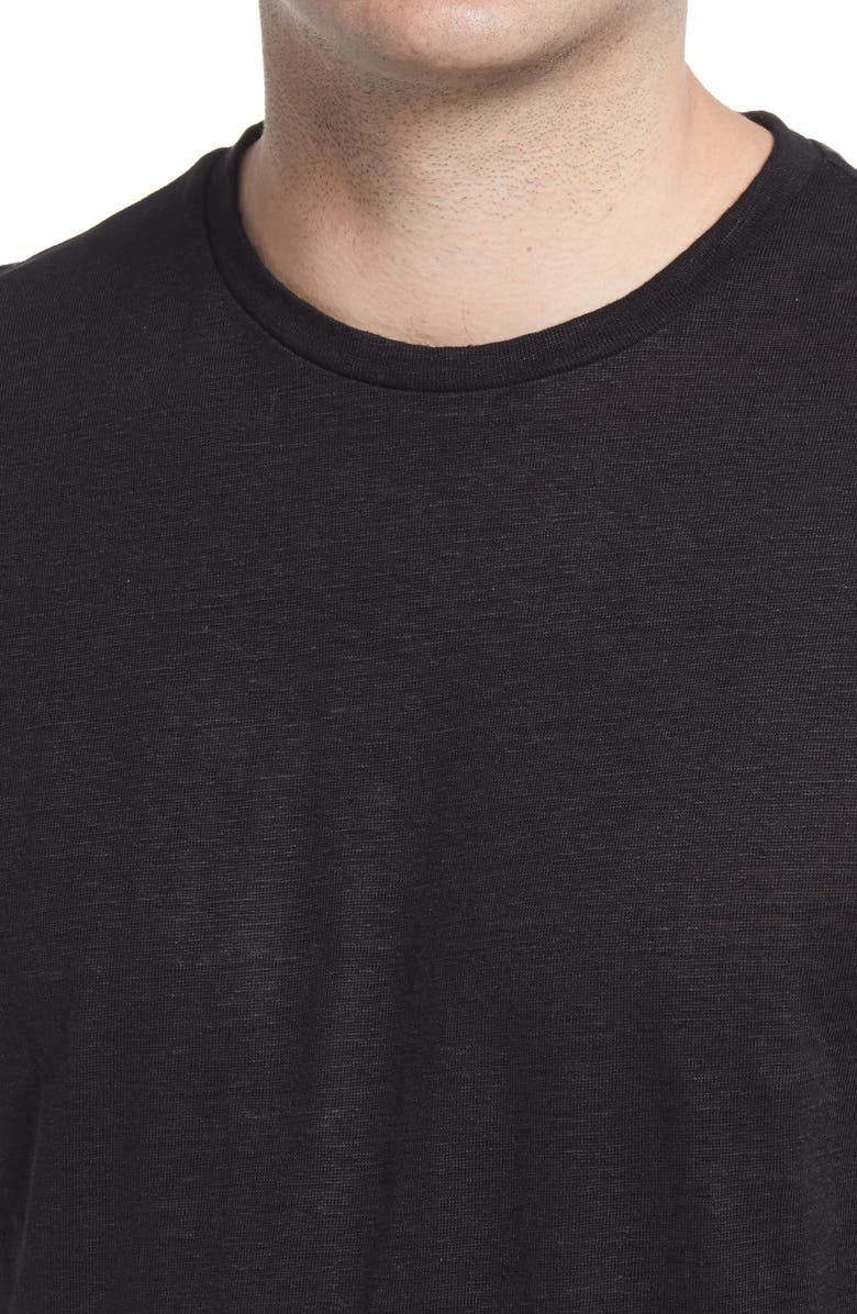 Nordstrom Men's Linen Crewneck T-Shirt, Alternate, color, 